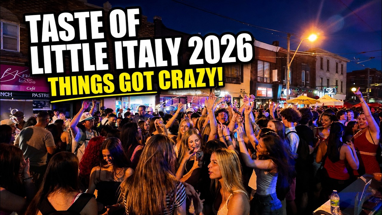 Taste of Little Italy 2026 at Night | Toronto Street Festival Walk