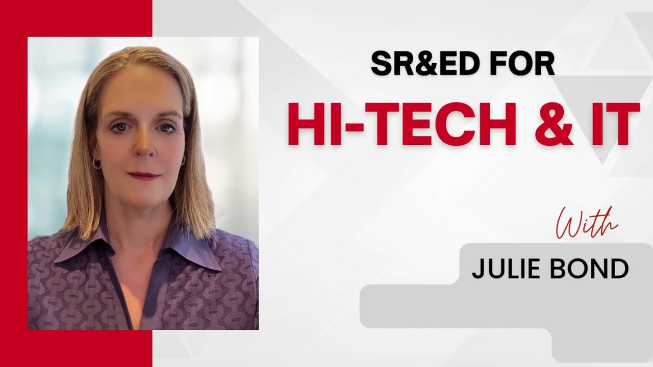 SR&ED for Hi-Tech & IT