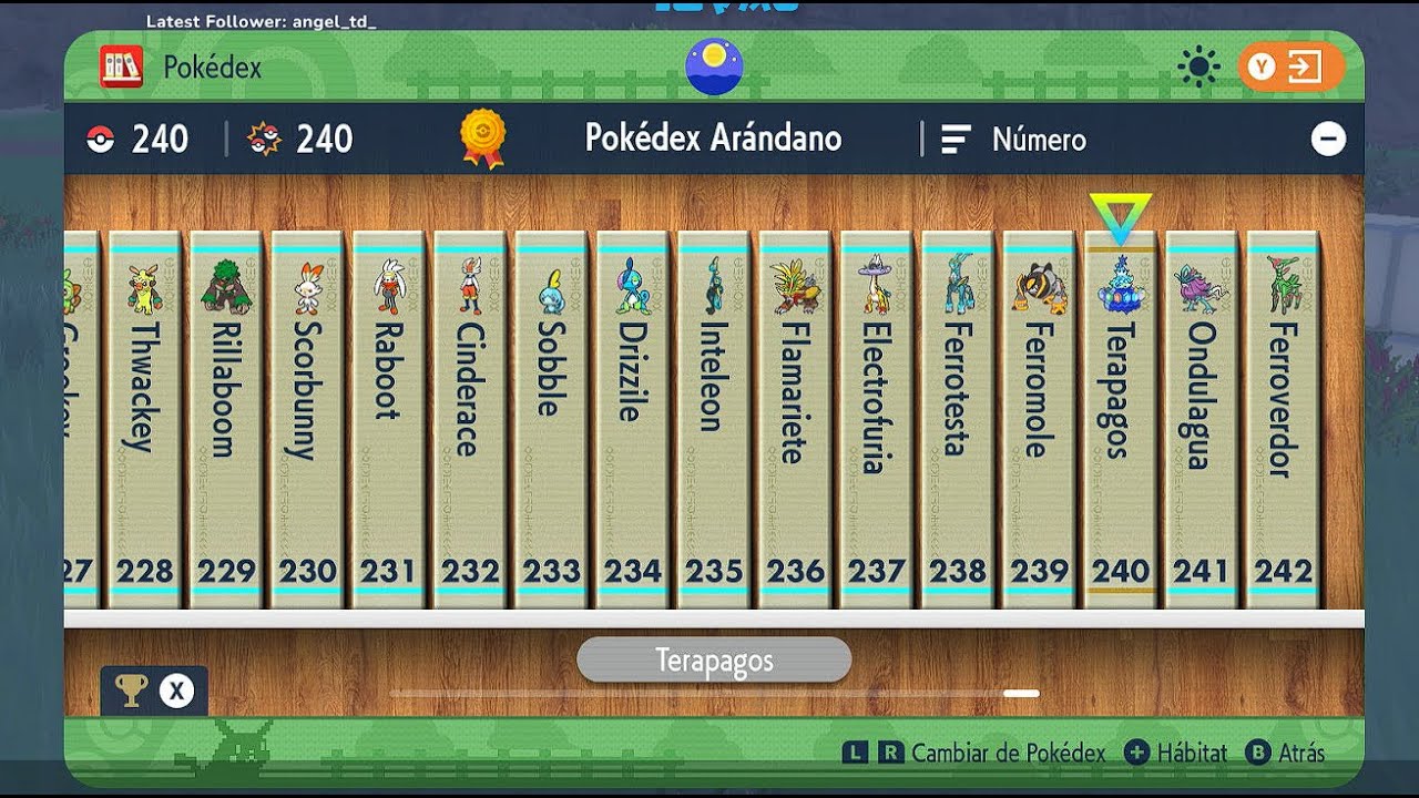 TODOS LOS POKEMON-----POKEDEX ARANDANO COMPLETA... ESCARLATA Y PURPURA
