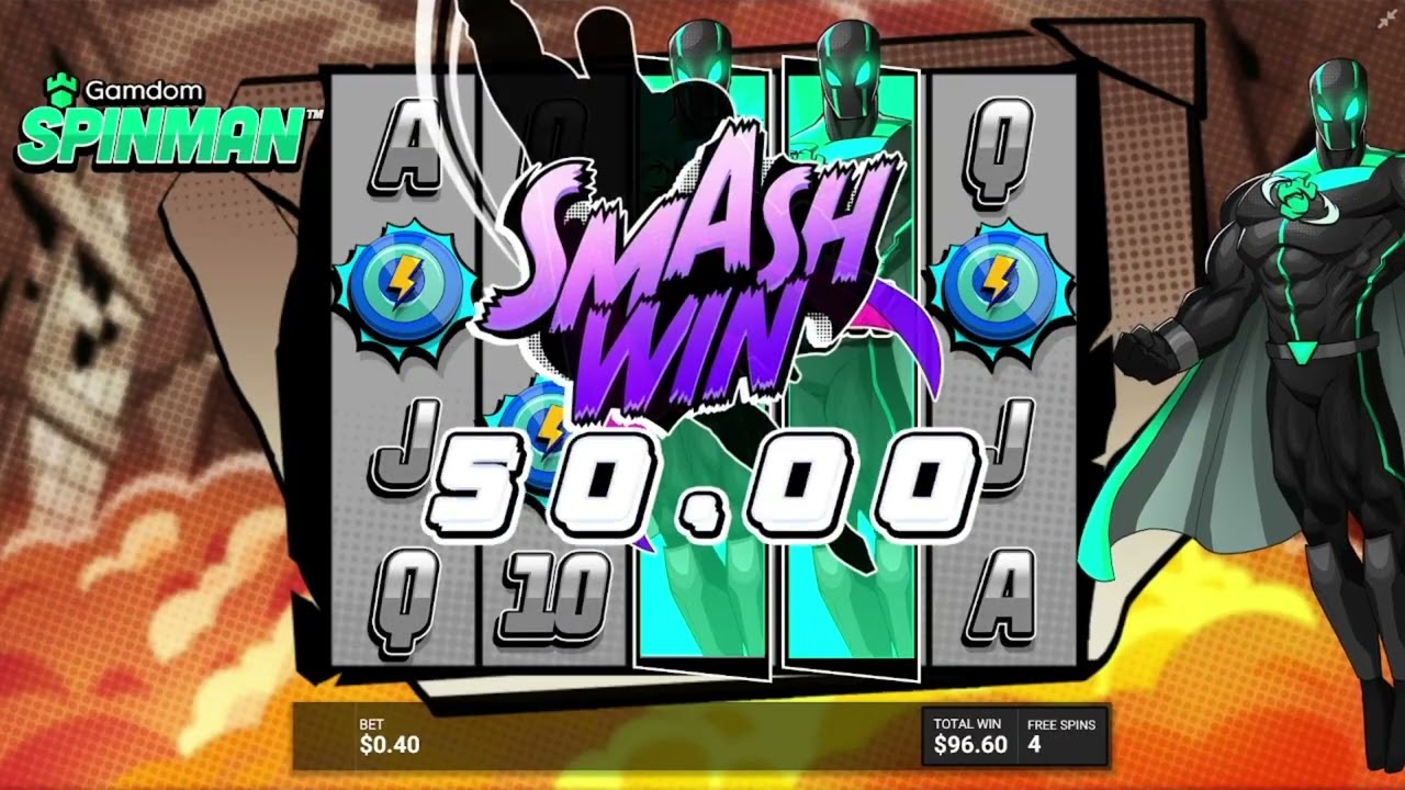 5 scatter spinman live casino slot