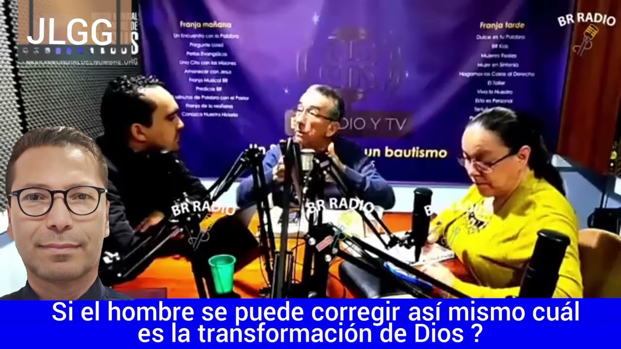 Si el hombre se puede corregir a si mismo,  cuál es la trasformación de Dios  ?