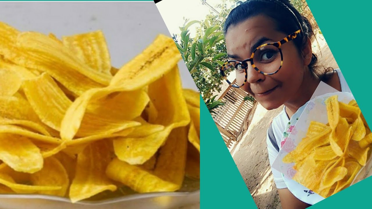 CHIPS DE BANANA VERDE COMO FAZER RAPIDO E FACIL