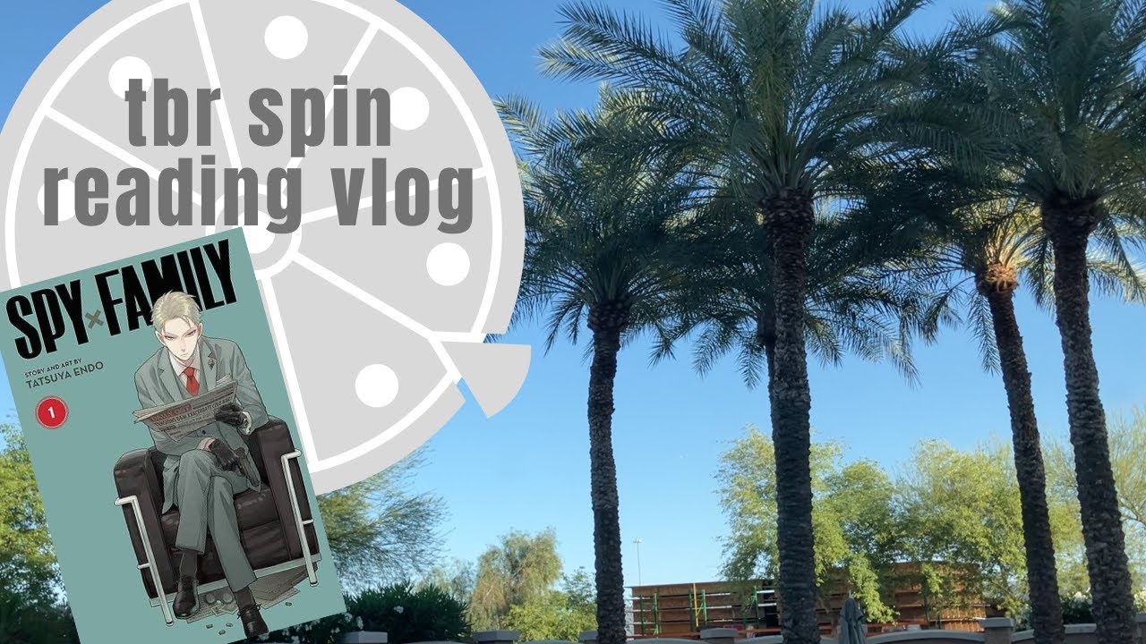 Manga & Comics | TBR Spin Reading Vlog 2025 | April spin, AZ vacation, reading by the pool