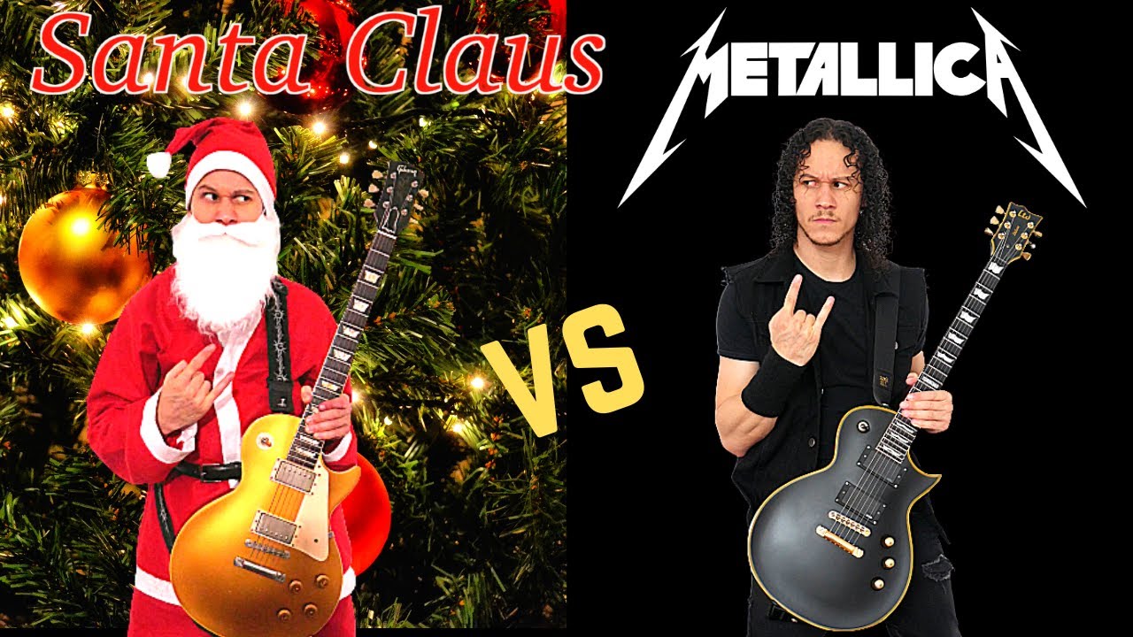 METALLICA vs SANTA CLAUS (Guitar Riffs Battle) | THRASH METAL VS CHRISTMAS METAL | xmas special
