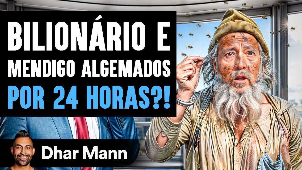 Bilionário E Mendigo Algemados Por 24 Horas?! | Dhar Mann Studios