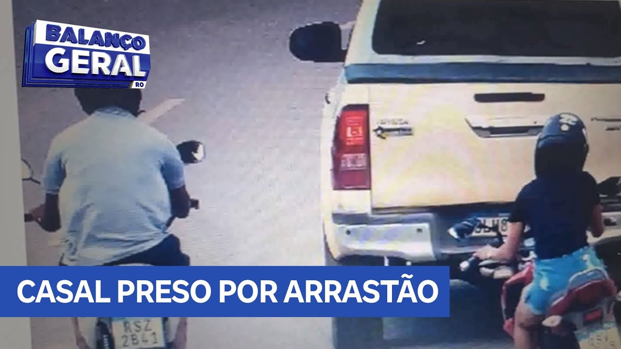 Casal é preso por roubo de motocicleta e arrastões em várias regiões da capital