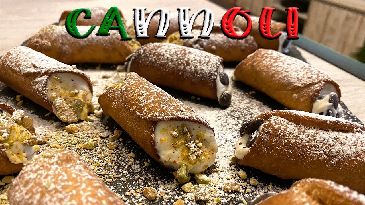 CANNOLI SICILIANO 🇮🇹| Crujiente, casero y relleno de crema Ricotta!!!