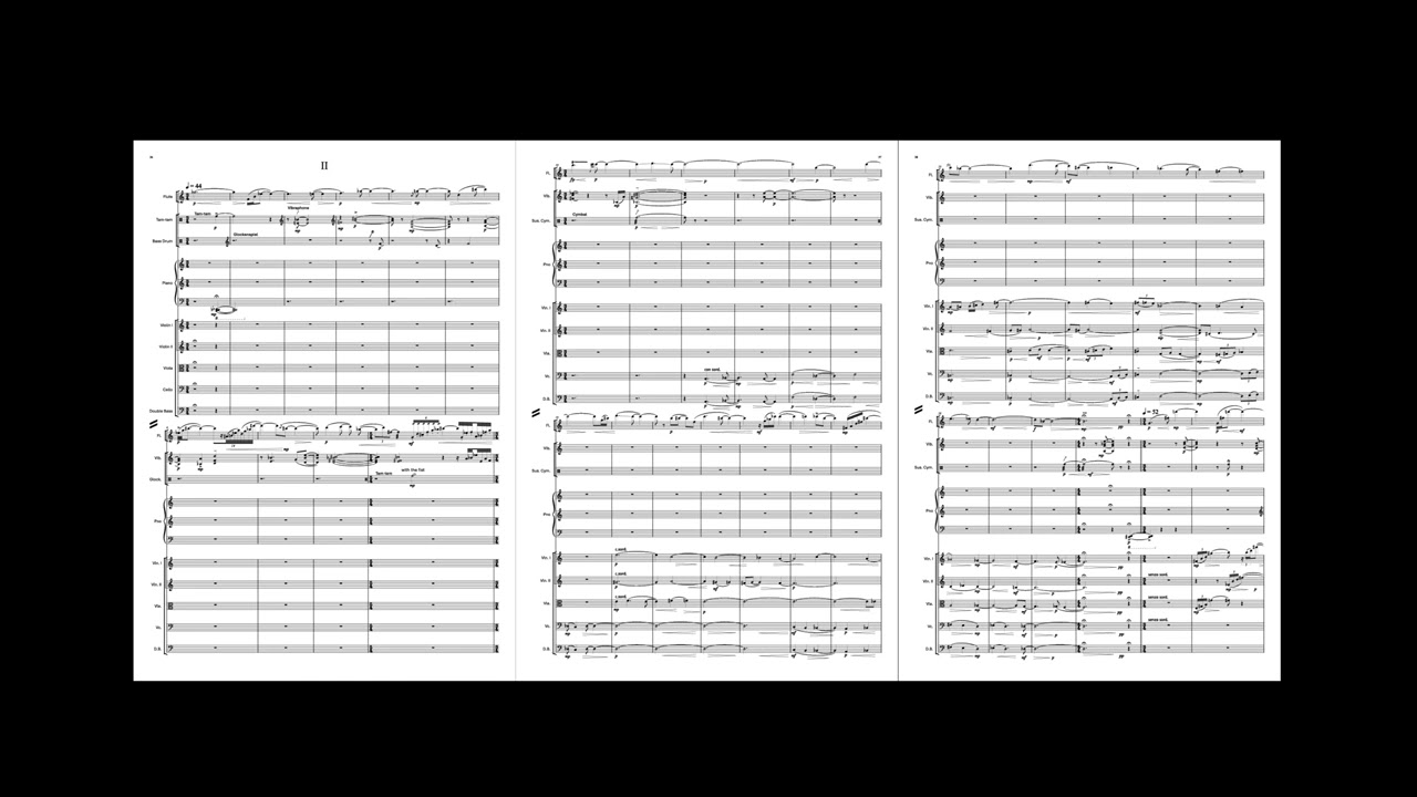 Michail Travlos Double concerto for flute and pno part 2