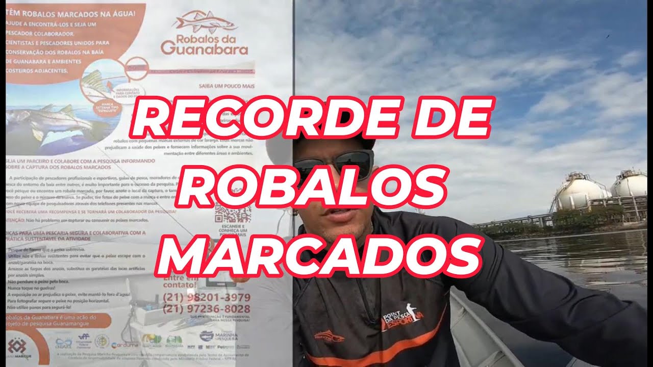 RECORDE DE ROBALOS PEVAS PARA MARCA&Ccedil;&Atilde;O!!! PROJETO GUANAMANGUE!