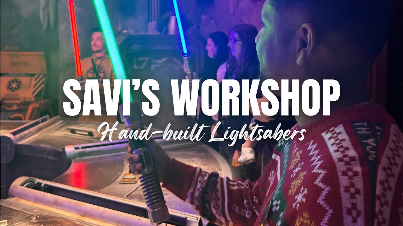 Savi’s Workshop #starwars Hand-built Lightsabers Full Experience at #hollywoodstudios 🚀✨