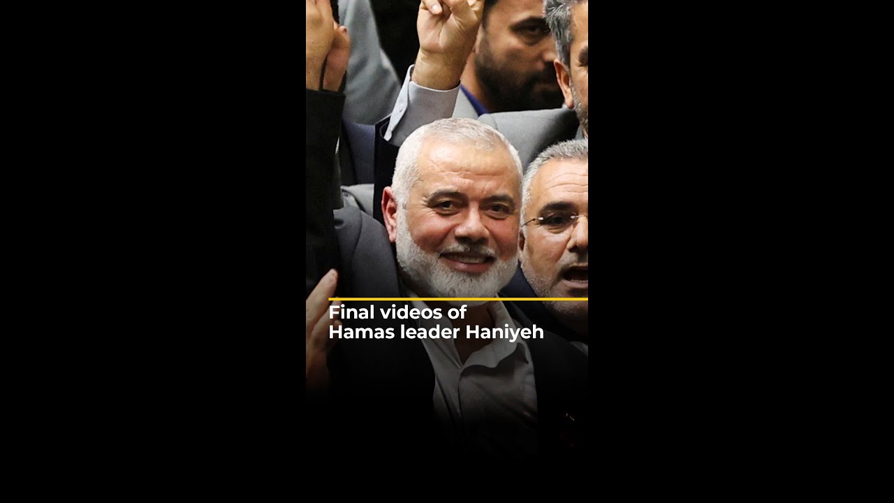 Final videos of Hamas leader Haniyeh | AJ #shorts
