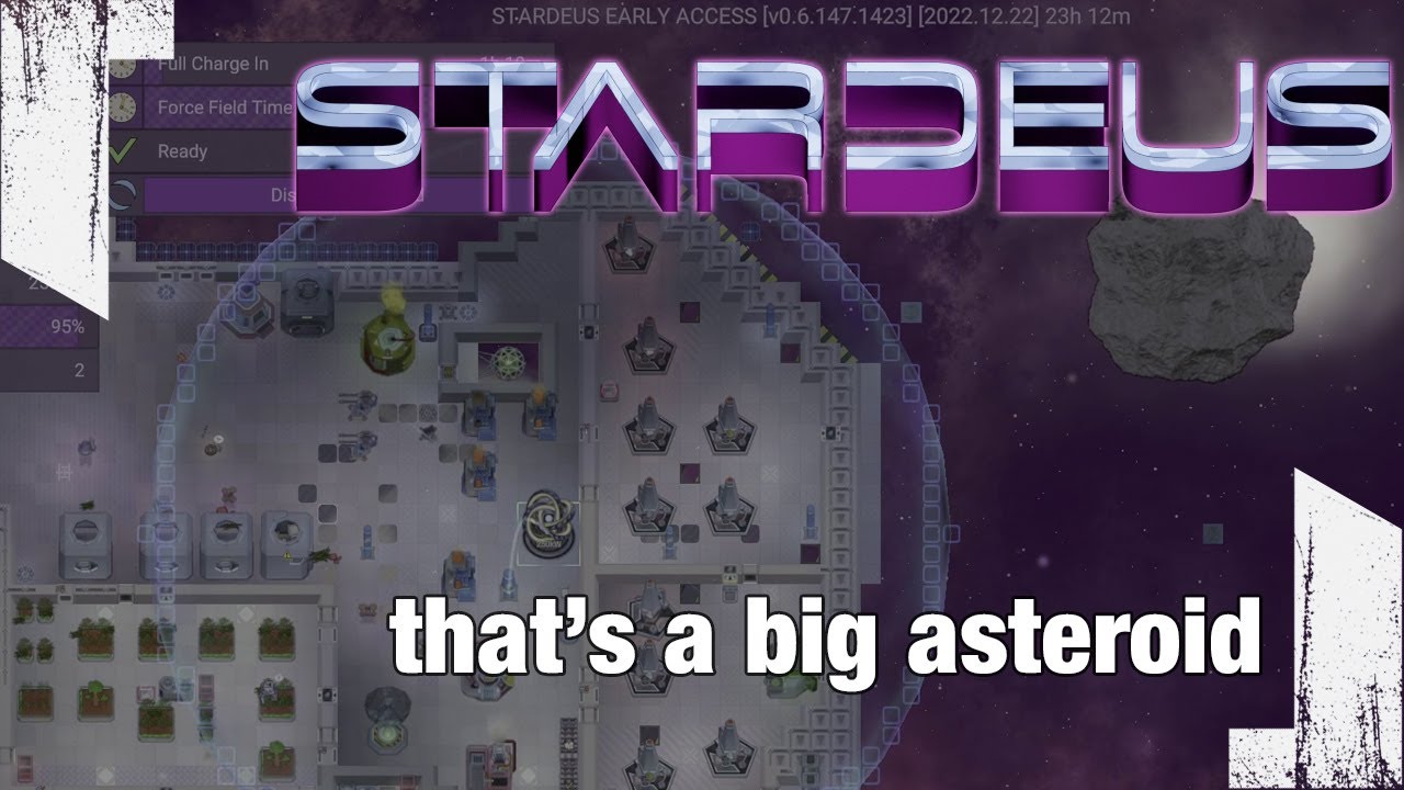 ★ It's giant asteroid vs. quantum barrier in the fight of the century! - ep 31 - let's play Stardeus