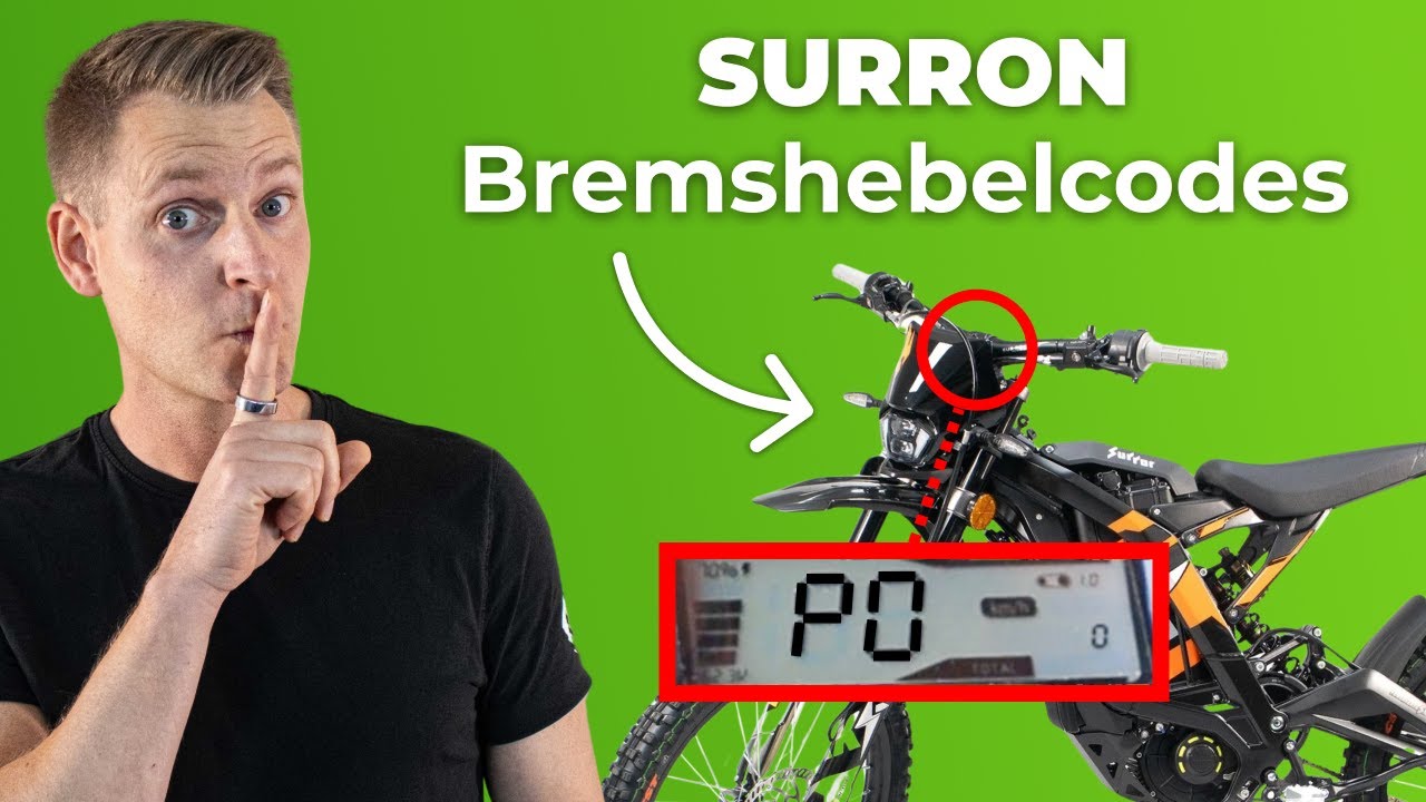 Alle SURRON Bremshebelcodes in einem Video! | SURRON Light Bee 2024 Bremshebelcodes erklärt