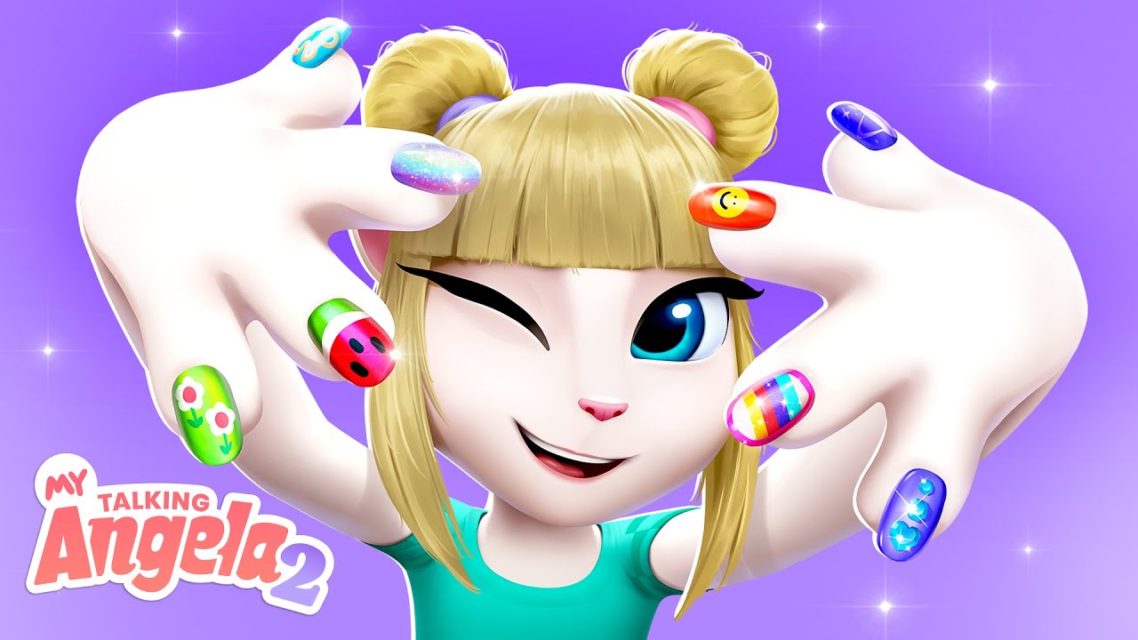 The Nail Salon Is OPEN! 💅✨ My Talking Angela 2 Gameplay Trailer