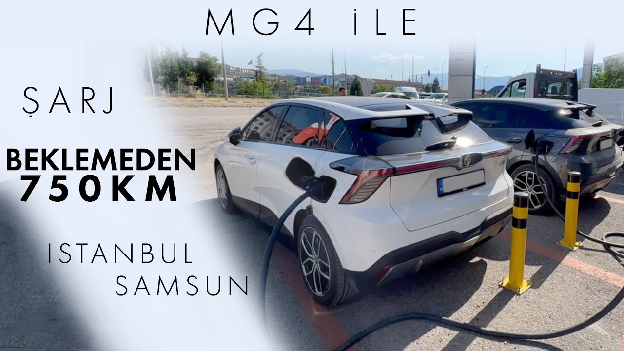MG4 ile İstanbul'dan Samsun Yolculuğumuz | 750 Km | Şarj Beklemeden! | #elektrikliaraç #mg4electric