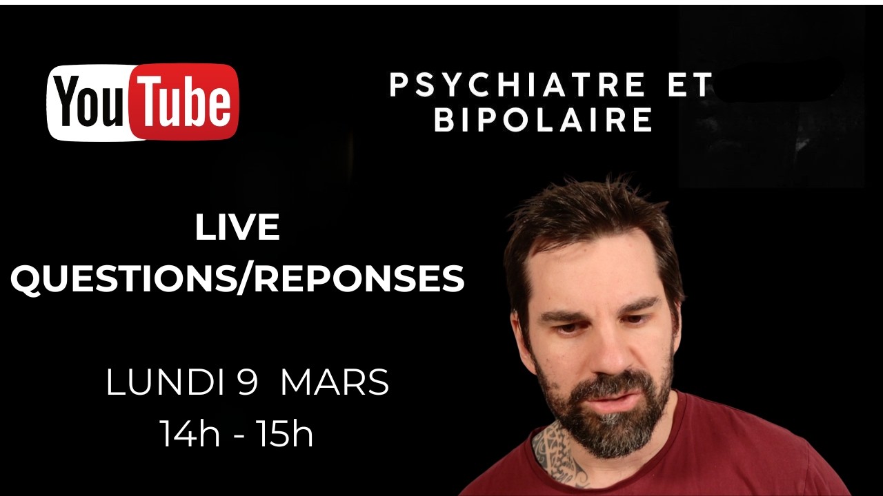 LIVE || QUESTIONS RÉPONSES ||  LUNDI 9 MARS || 14h - 15h