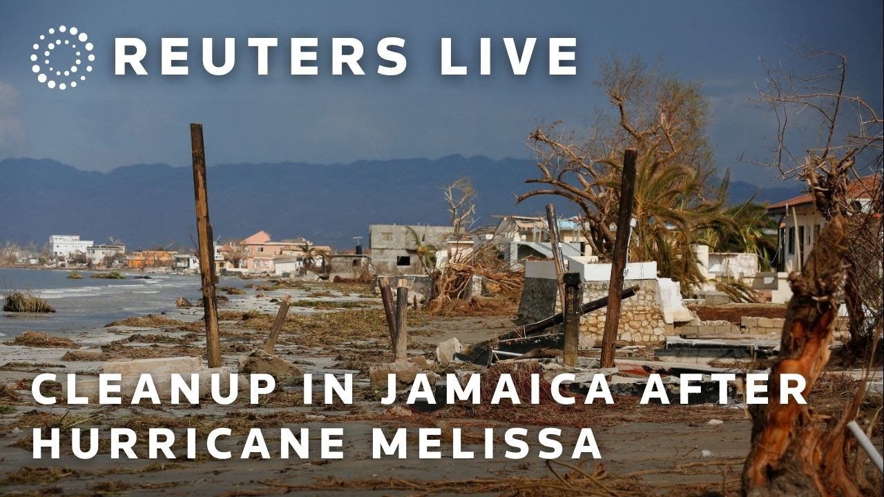 LIVE: Hurricane cleanup in Jamaica's Black River