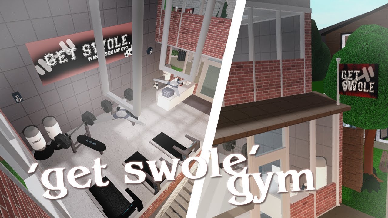 Get SWOLE Gym | Bloxburg Speed Build | Town Builds #13