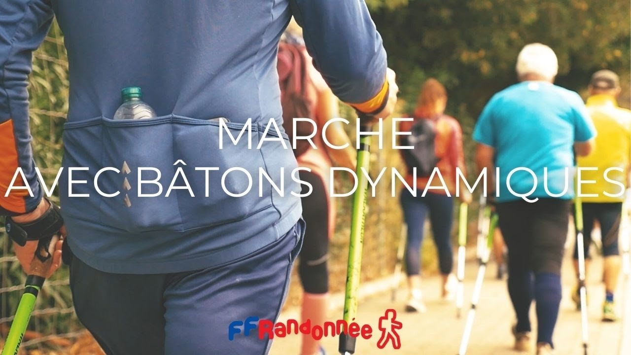 La marche avec b&acirc;tons dynamiques &agrave; la FFRandonn&eacute;e