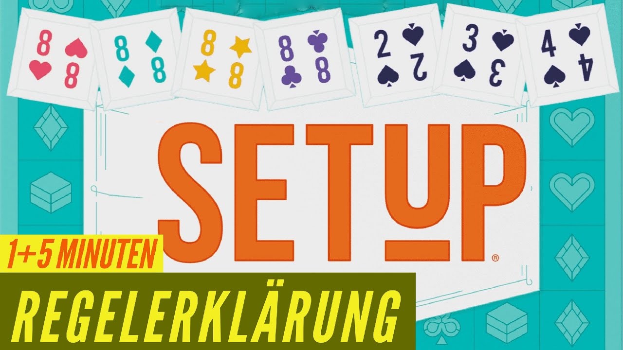 SETUP Regeln Anleitung - deutsch Brettspiel - Legespiel - Regelvideo