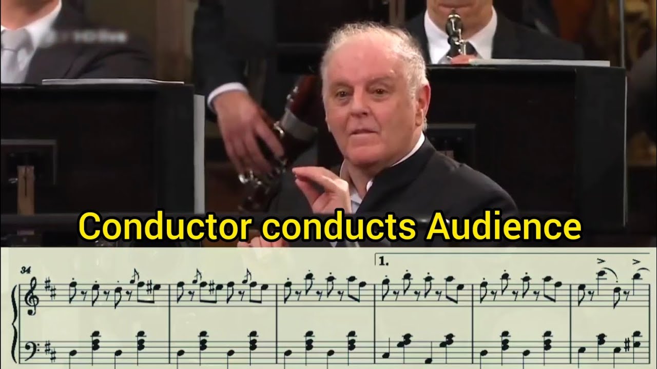 When the Conductor conducts the Audience: