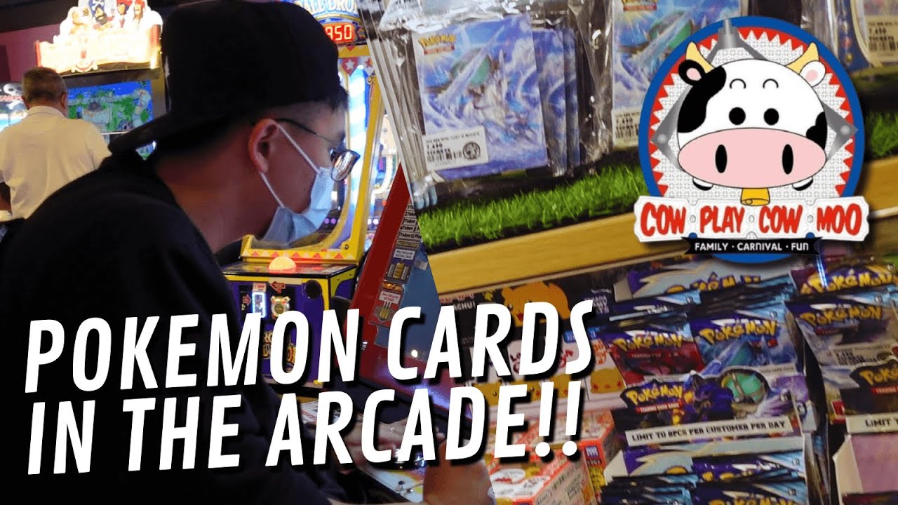 Pokemon Cards In A Games Arcade!