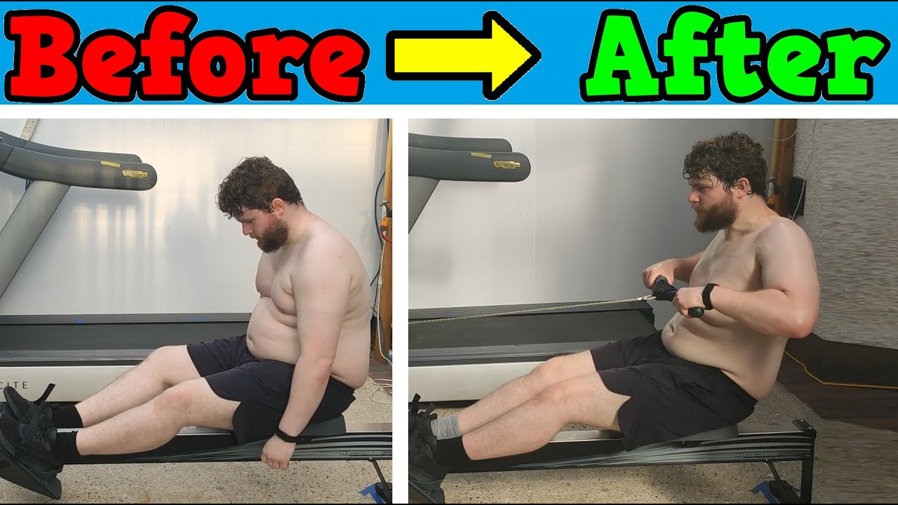 Rowing Every Day For 30 Days (Weight Loss Time Lapse)