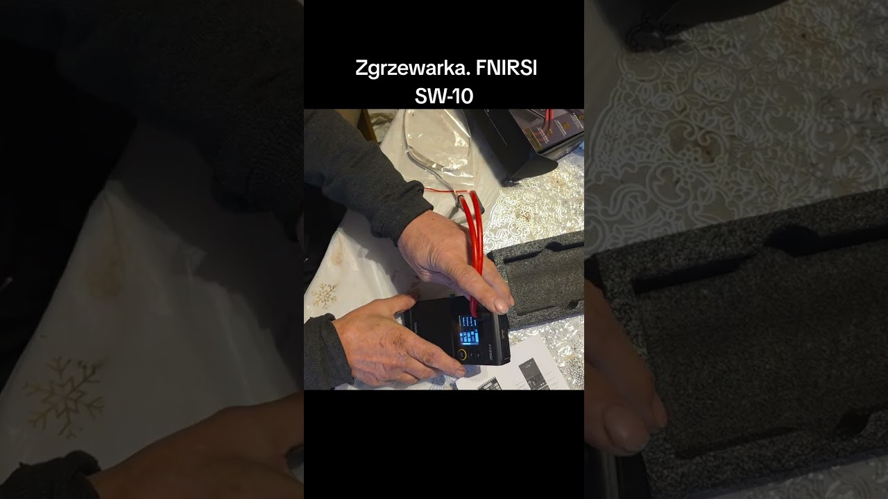 Zgrzewarka FNIRSI SWM-10 Uruchomienie