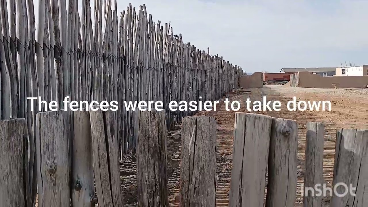 Coyote Fences of Taos, New Mexico