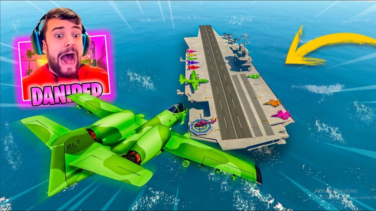 NUEVO MINIJUEGO MUY LOCO!! ASALTO AL PORTAAVIONES! - GTA 5 ONLINE