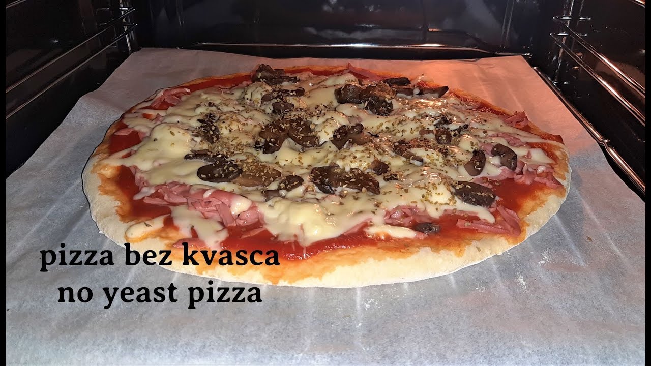 Recept za najbolju picu bez kvasca! No yeast pizza | best recipe