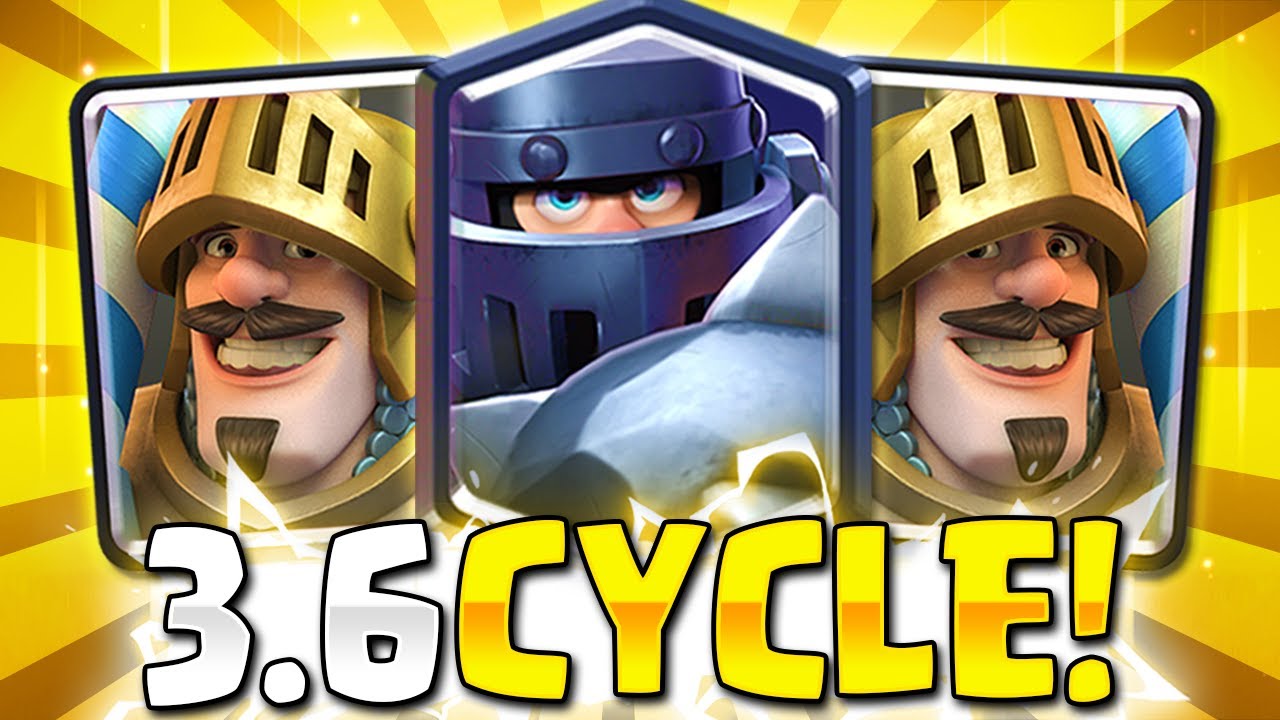 IMPOSSIBLE TO DEFEND! 3.6 MEGA KNIGHT PRINCE CYCLE IN CLASH ROYALE!