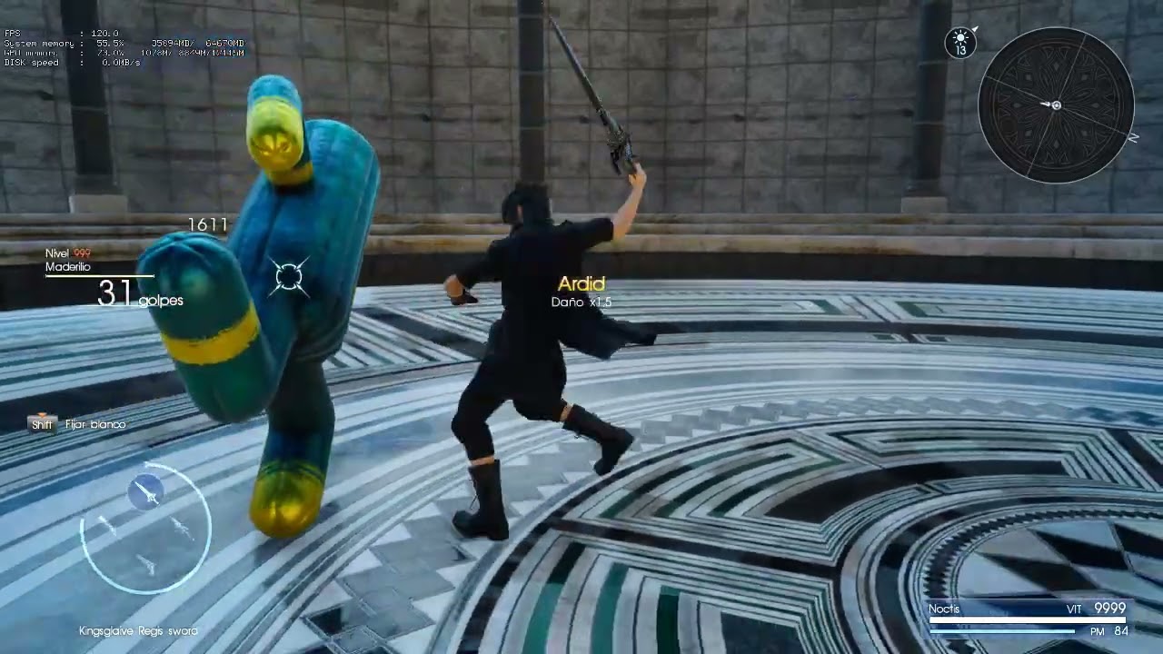 Final Fantasy XV Windows Edition MOD Sword Test