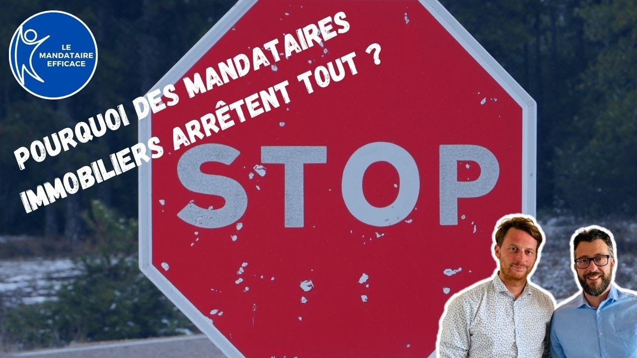 POURQUOI des MANDATAIRES immobiliers ARRÊTENT tout ?