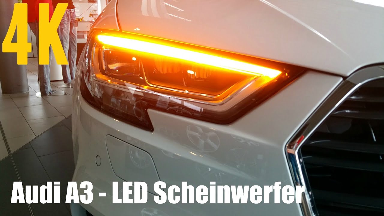 2017 Audi A3 - LED Scheinwerfer - dynamischer Blinker [4K]