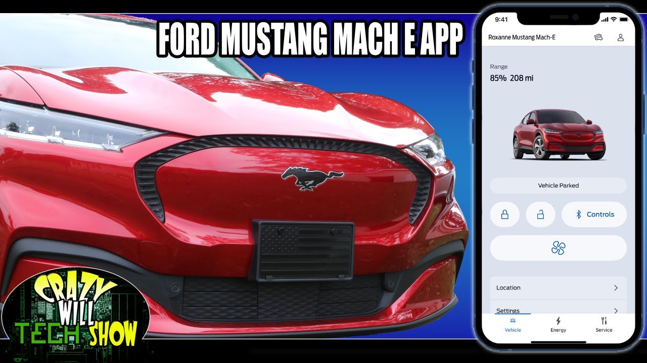 how to use Ford Mustang Mach E app