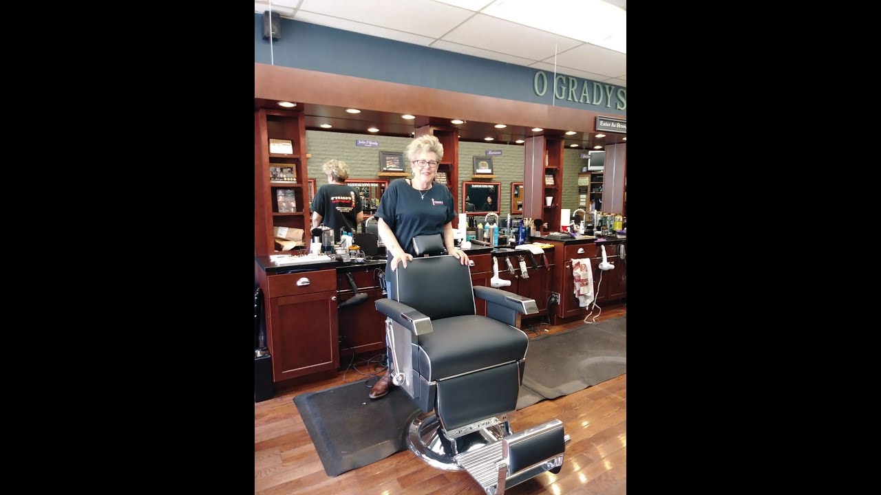 O'Grady's Barber Shop   Entire 1960's Barber Chairs Restoration Project By The Mantiques Network