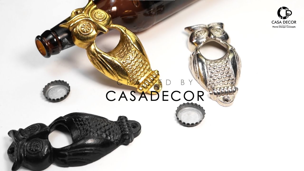 OWL Bottle Opener | Bar Accessories | Home Decor - CASA DECOR INDIA