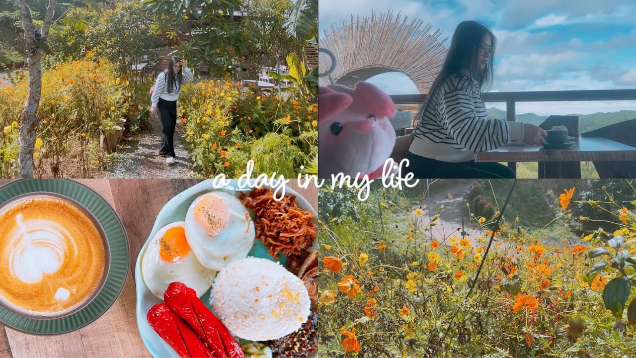 a day in the life.✿ breakfast with nature🥐🌱. life of an introvert  🥡 Philippines 🇵🇭