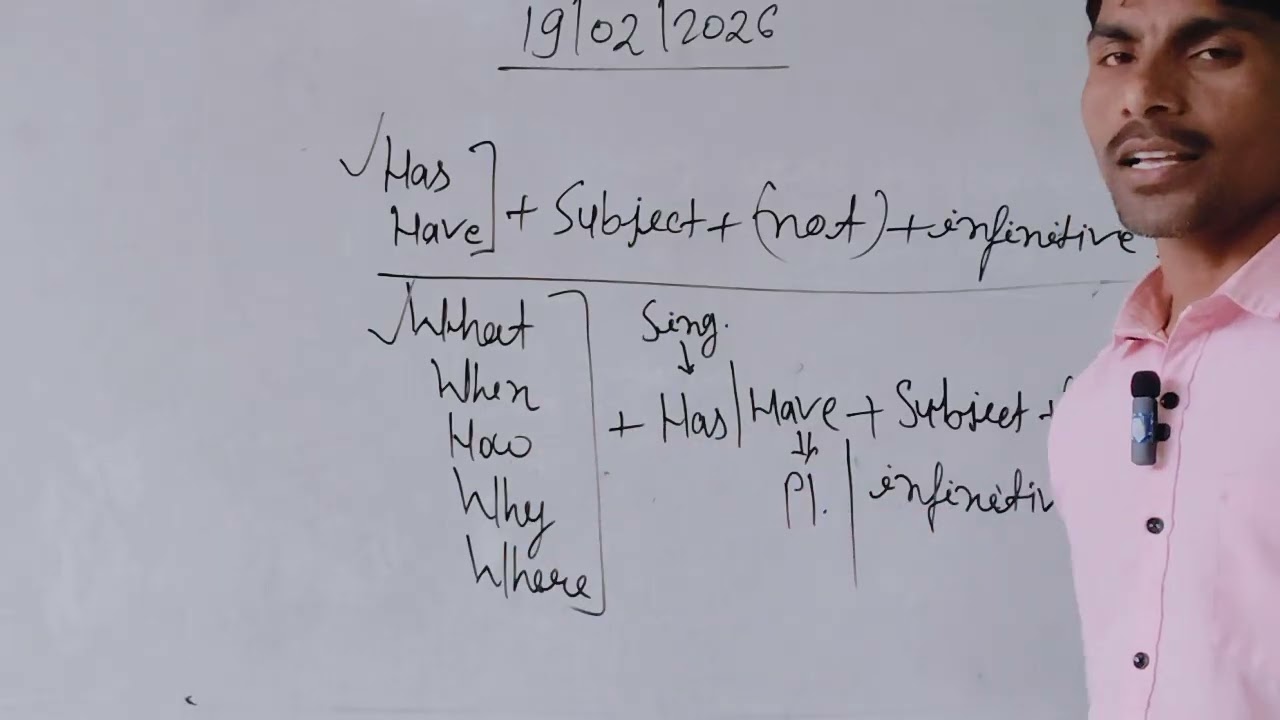Use of verb Have with Infinitive class 2