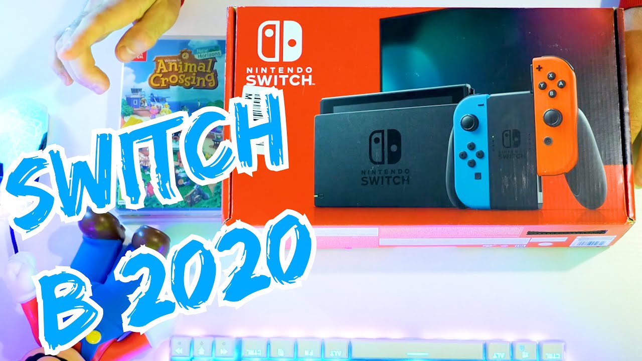 Распаковка Nintendo Switch 2020 году!