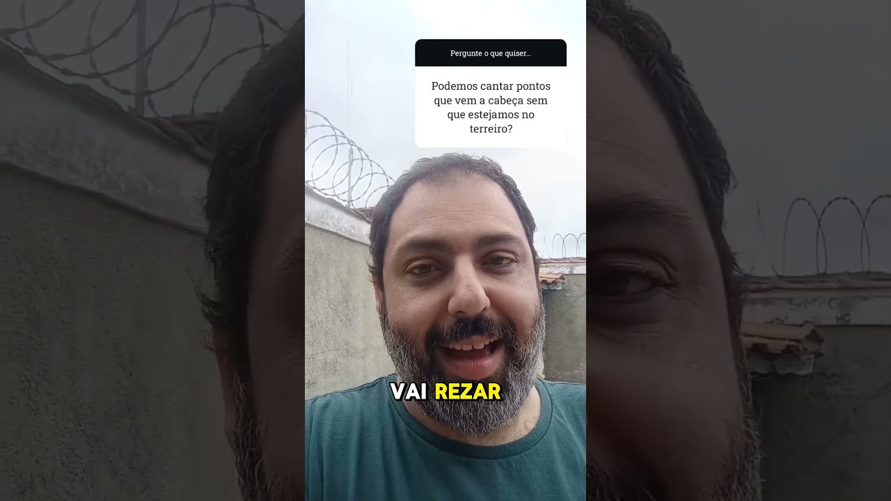 Cantar ponto fora do terreiro, pode? #betoangeli #umbandasoumbanda #professor #umbandabrasil