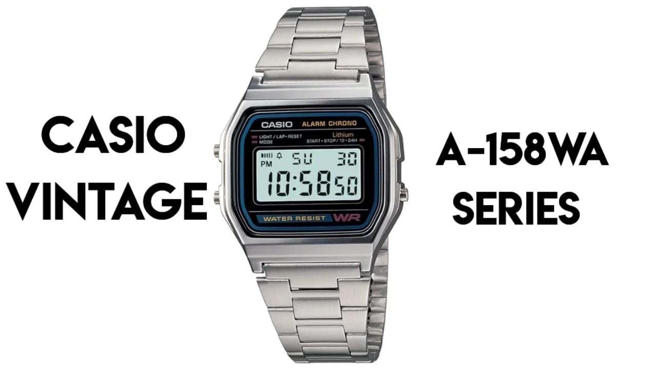 Review Casio Vintage A-158WA series Watch 