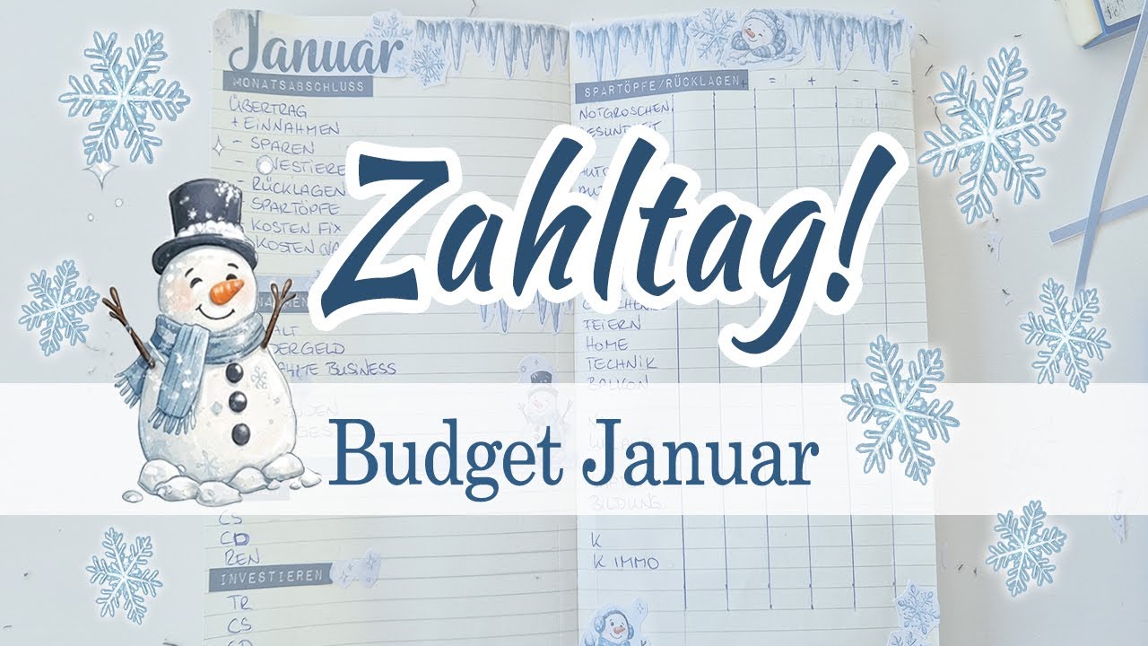 Mein Januar-Budget ✨ Echte Zahlen, Sinking Funds & wie Kunst und Geld zusammenfinden