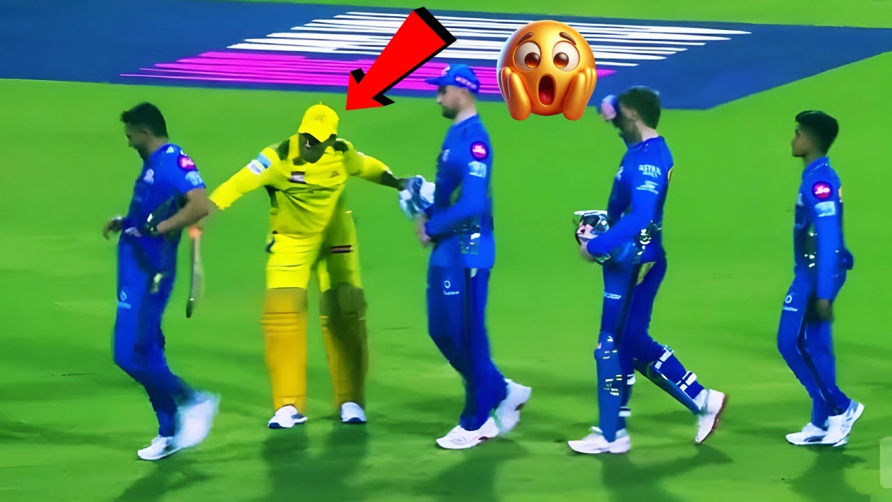 IPL 2025: MS Dhoni gives playful 'bat treatment' to Deepak Chahar after CSK vs MI Match