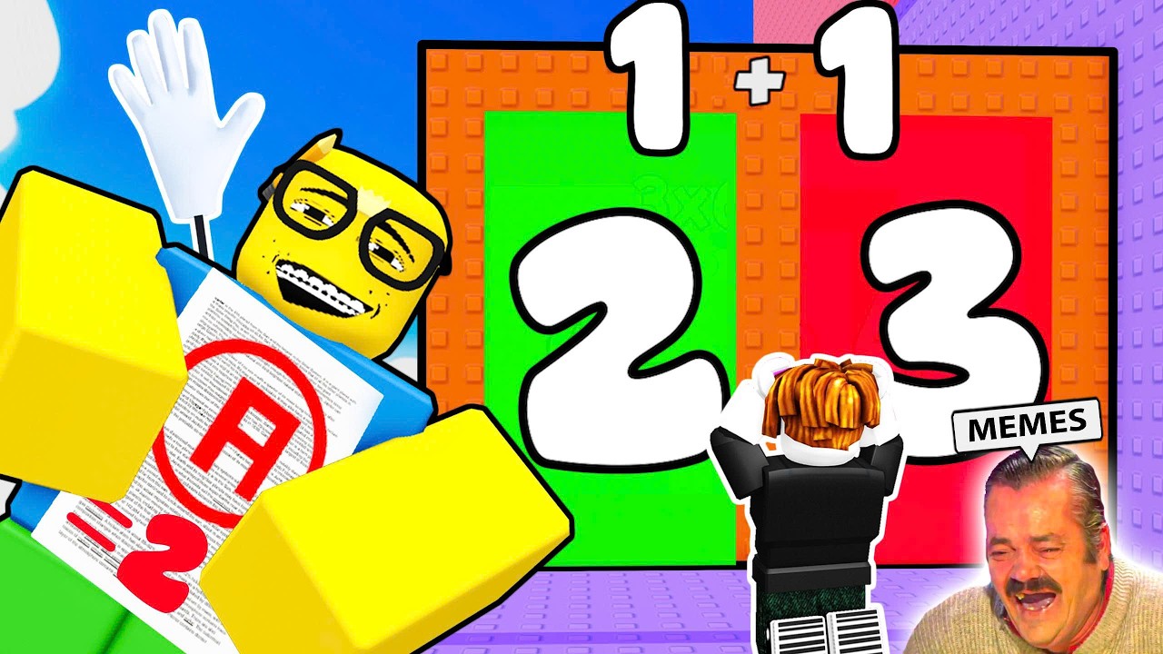 Смешные моменты из ROBLOX Math Tower (SLAP TOWER)