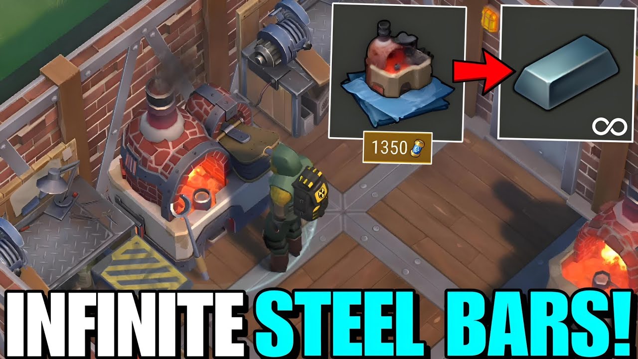 TO GET INFINITE STEEL BARS EASILY! BEGINNERS NEED TO GET THIS ITEM! - Last Day on Earth: Survival