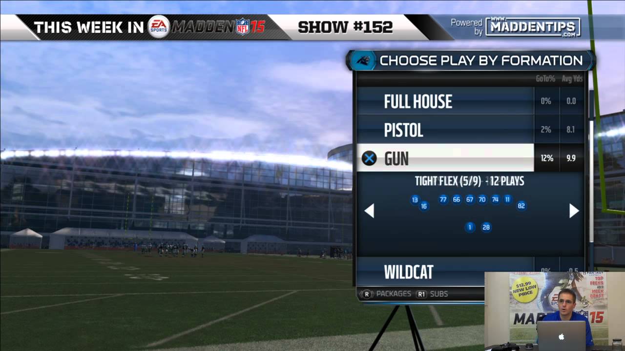 Madden 15 - Free Run N Gun Playbook Scheme Breakdown