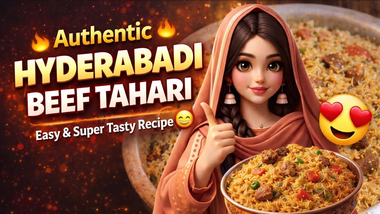 Hyderabadi Beef Tahari | Ramzan Special Delicious Easy & Tasty Recipe 🍛🔥