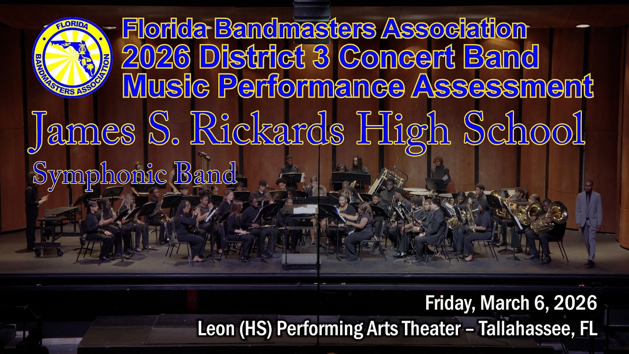 2026 FBA District 3 Concert Band MPA: James S. Rickards High School Symphonic Band
